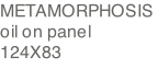 METAMORPHOSIS  oil on panel 124X83